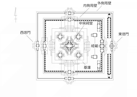 タ・ケウ地図